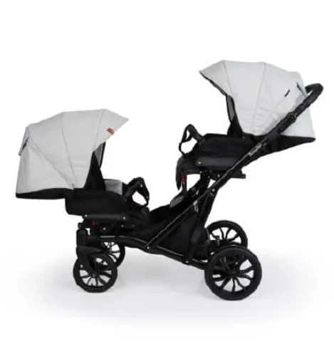 Carucior pentru gemeni Kunert Booster Light Gri Jeans cumpăra în Chișinau