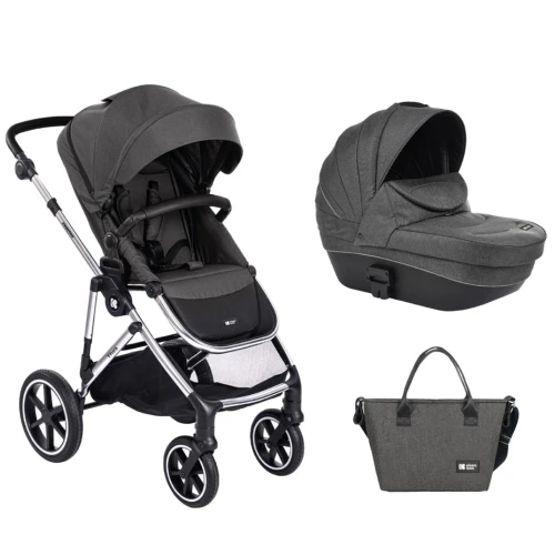 Cărucior 2/1 Kikkaboo Thea Dark Grey cumpăra în Chișinau