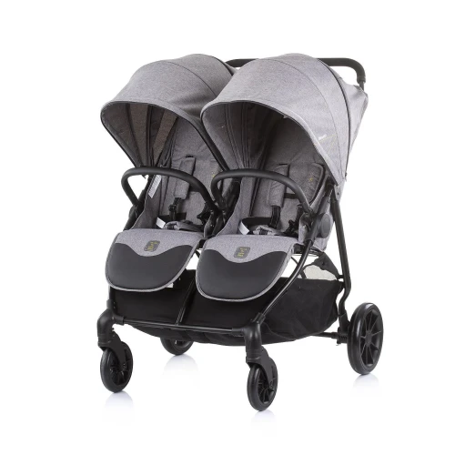 Cărucior de plimbare pentru gemeni Chipolino Top Stars Graphite cumpăra în Chișinau