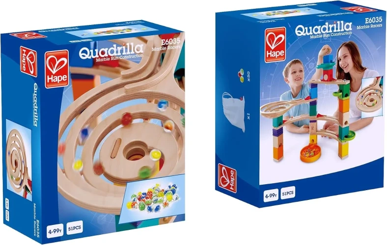 Настольная игра Hape Набор шариков для конструктора Quadrilla, 51 шт. купить в Кишиневе