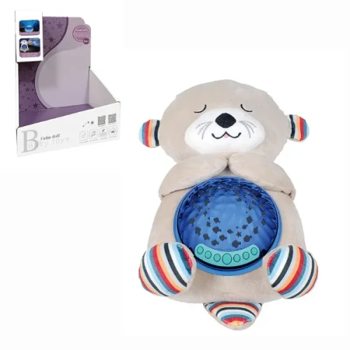 Lampă de noapte & proiector cu sunete Essa Toys Otter Grey cumpăra în Chișinau
