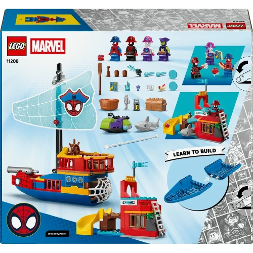 Set construcție Lego Marvel Team Spidey Pirate Ship, 201 elemente cumpăra în Chișinau