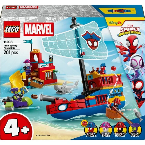 Set construcție Lego Marvel Team Spidey Pirate Ship, 201 elemente cumpăra în Chișinau