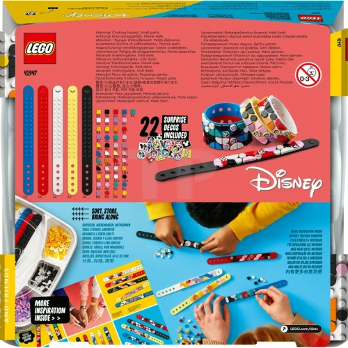 Набор Lego DOTS Disney Mickey & Friends Bracelets Mega Pack 41947, 349 элементов купить в Кишиневе