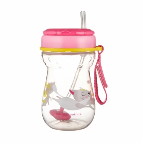 Поильник с трубочкой Canpol babies Cat 350 мл купить в Кишиневе