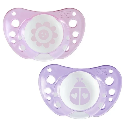 Suzetă anatomică din silicon Chicco Physio Air Pink (0-6 luni), 2 buc. cumpăra în Chișinau