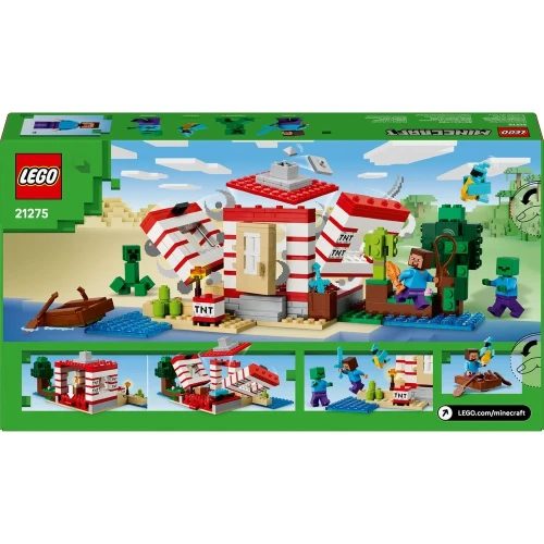Set construcție Lego Minecraft The Tnt Jungle House, 287 elemente cumpăra în Chișinau