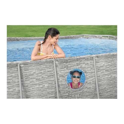 Каркасный бассейн Bestway Power Steel Swim Vista 427x250x100 см, 7250 литров купить в Кишиневе