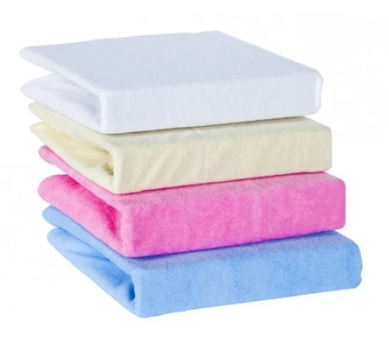Простыня на резинке Albero Mio велюровая, 120x60 см, белая купить в Кишиневе