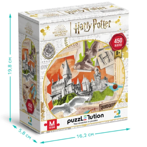 Puzzle Dodo Școala Hogwarts și terenul de Quidditch, seria Harry Potter, 450 elemente cumpăra în Chișinau