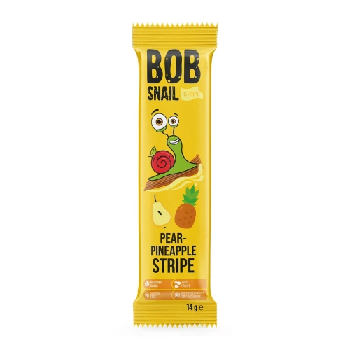 Натуральные конфеты Bob Snail  Груша-Ананас (6 мec+), 14 гр купить в Кишиневе