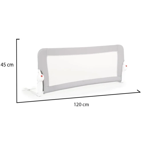 Bariera de protectie pentru pat Moni Grey, 120 cm cumpăra în Chișinau