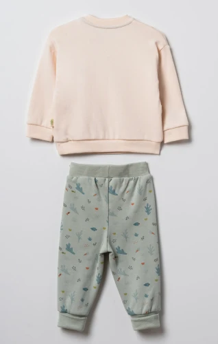 Set din 2 piese BabyCosy Ecru & Green (9-12L) cumpăra în Chișinau