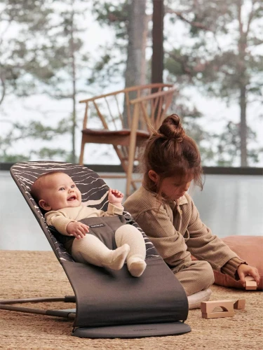 Качалка BabyBjorn Bliss Anthracite Landscape купить в Кишиневе