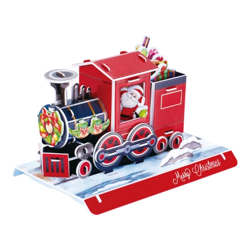 Puzzle 3D Cubic Fun Trenul de Crăciun, 46 elemente cumpăra în Chișinau