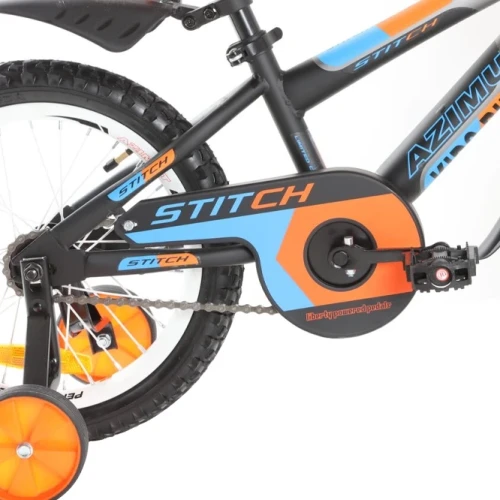 Bicicletă Azimut Stitch Blue/Orange, roți 18" cumpăra în Chișinau