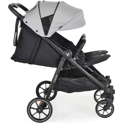 Carucior de plimbare pentru gemeni Moni 2Gether Ultimate Grey cumpăra în Chișinau