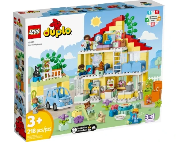 Конструкторы Lego Duplo 3in1 Family House, 218 элементов купить в Кишиневе