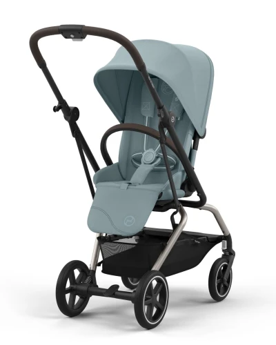 Прогулочная коляска с реверсивным блоком Cybex Eezy S Twist+ Stormy Blue купить в Кишиневе