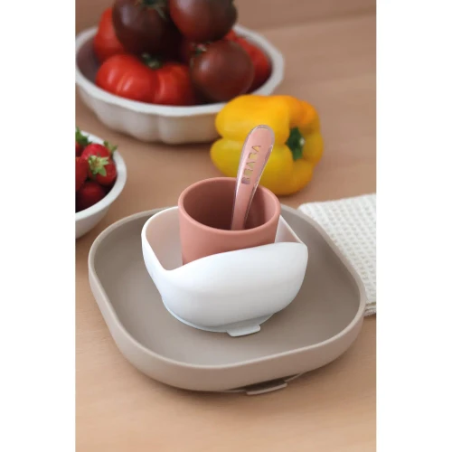 Set de masă din silicon Beaba Terracotta Gazelle, 4 buc. cumpăra în Chișinau