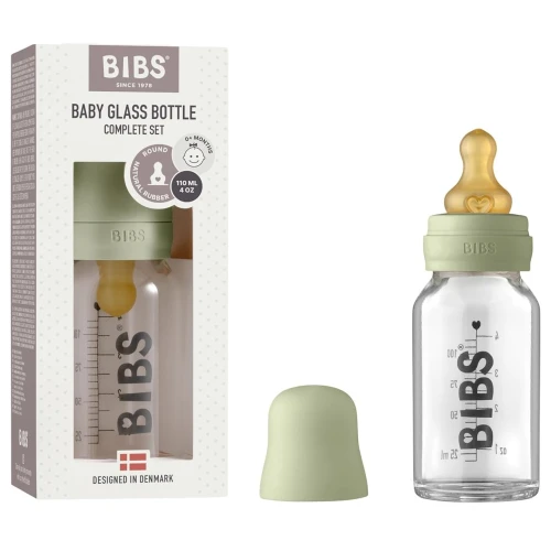 Бутылочка для кормления из стекла Bibs Sage, 110 мл купить в Кишиневе