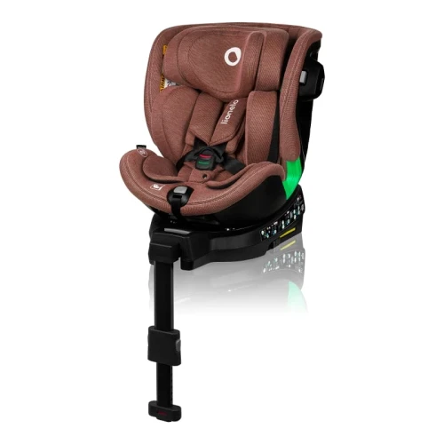 Scaun auto 40-150 cm (I-Size) Isofix Lionelo Harmony Red Brick Bamboo, rotativ 360 cumpăra în Chișinau