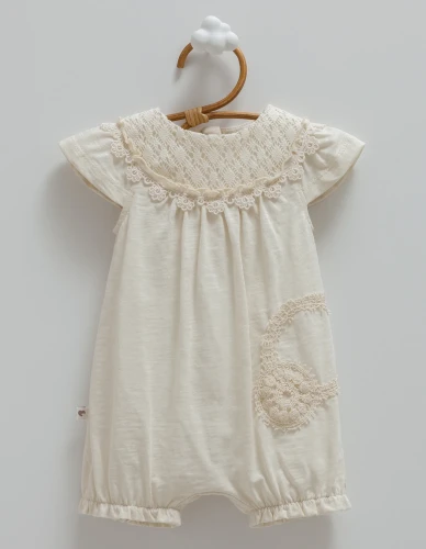Salopetă Caramell Lace Flowers Ecru & Beige (6-9L) cumpăra în Chișinau