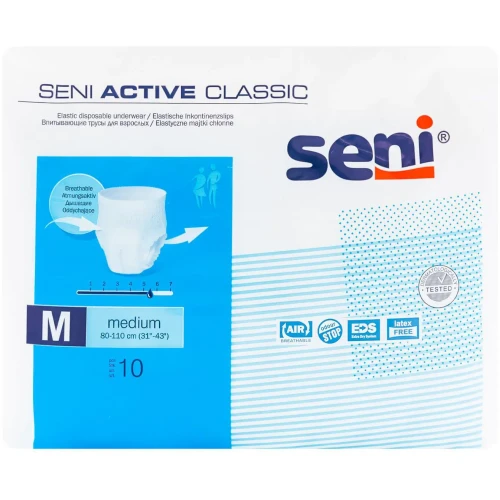 Scutece-chilotei pentru adulti Seni Active Classic, marimea M, 10 buc. cumpăra în Chișinau