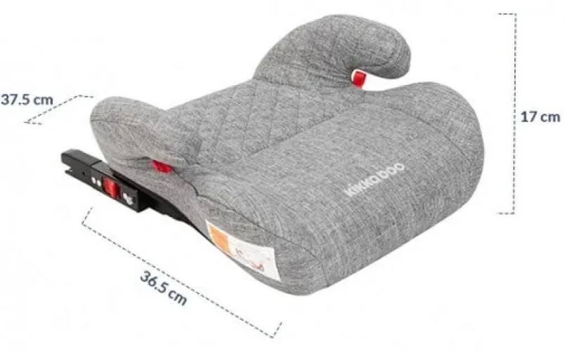 Детское автокресло 15-36 кг KikkaBoo Groovy Isofix Black купить в Кишиневе