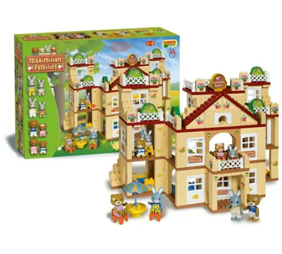 Set construcție Androni Giocattoli Maximilian Families Hotel, 296 elemente cumpăra în Chișinau