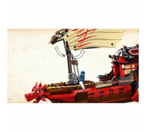 Constructor Lego Ninjago "Nava zburătoare a Maestrului Wu" (1781 el.) cumpăra în Chișinau