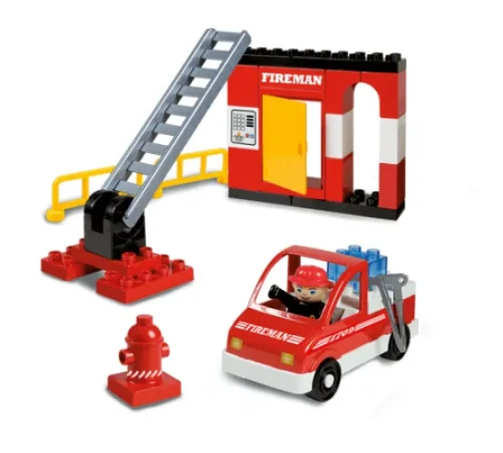 Set construcție Androni Giocattoli Stația de pompieri, 40 elemente cumpăra în Chișinau