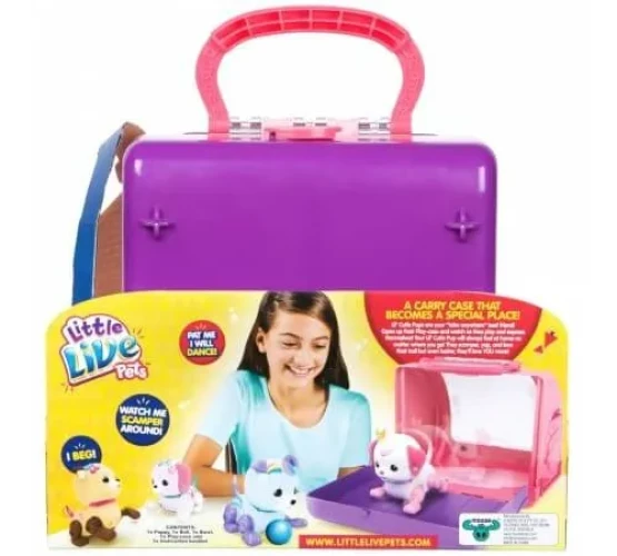 Cățeluș interactiv Little Live Pets "Lil 'Cutie Pups" Rubу într-o geantă de transport cumpăra în Chișinau