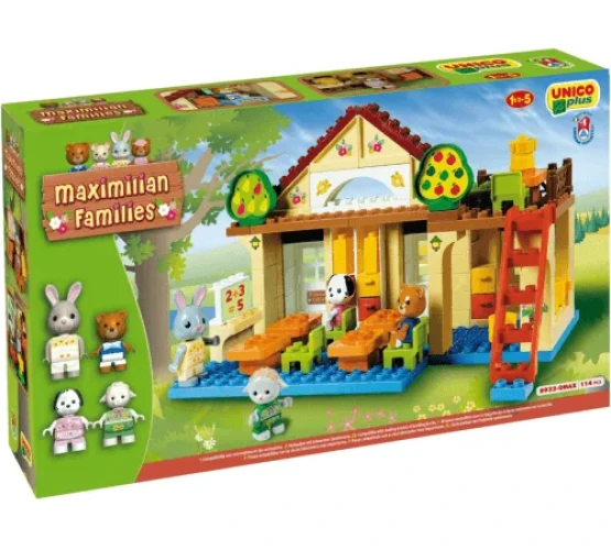 Set construcție Androni Giocattoli Maximilian Families Școala, 117 elemente cumpăra în Chișinau