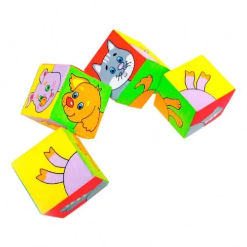 Кубики "Собери картинку" Домашние животные купить в Кишиневе