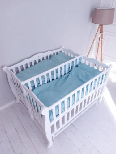 Кроватка детская для близнецов Goydalka Duo White купить в Кишиневе