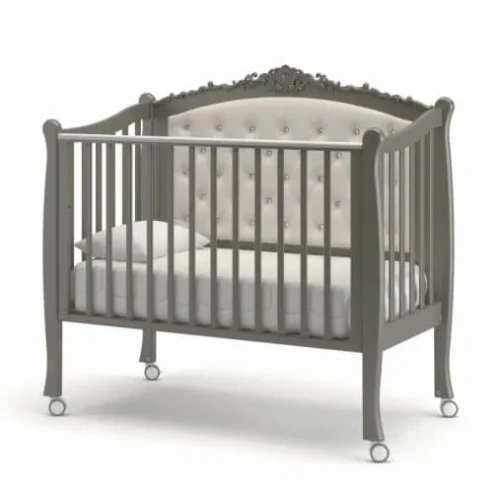 Детская кроватка на колесах Жанетт New Gandylyan муссон купить в Кишиневе