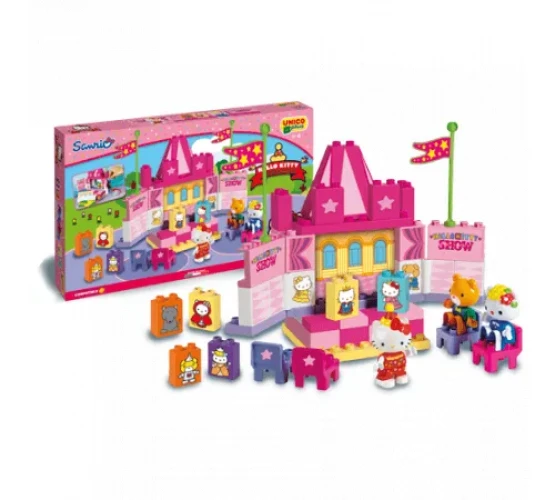 Set construcție Androni Giocattoli Hello Kitty Micul teatru, 55 elemente cumpăra în Chișinau