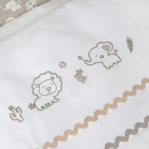 Lenjerie de patut 6 piese Perina Toys Animăluțe Bej cumpăra în Chișinau