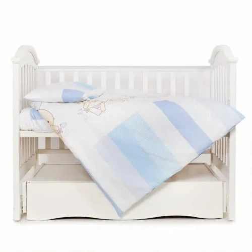 Lenjerie de patut (3 elemente) Twins Dolce Friends Blue cumpăra în Chișinau