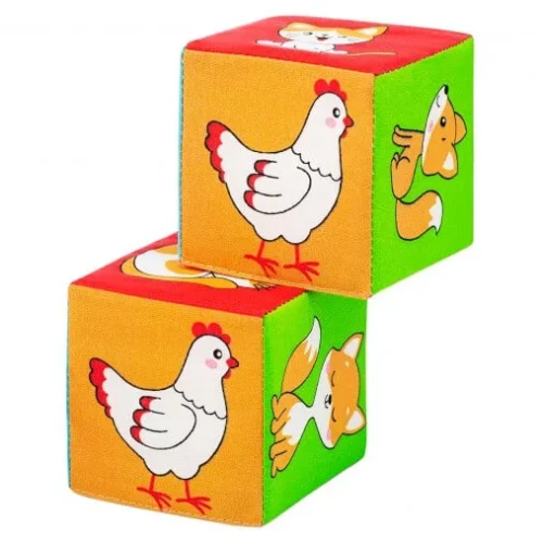 Игрушка кубики Мякиши "Мама и малыш" купить в Кишиневе