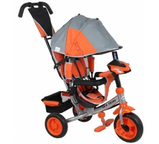 Tricicleta Baby Mix "LUX" portocaliu/gri cumpăra în Chișinau