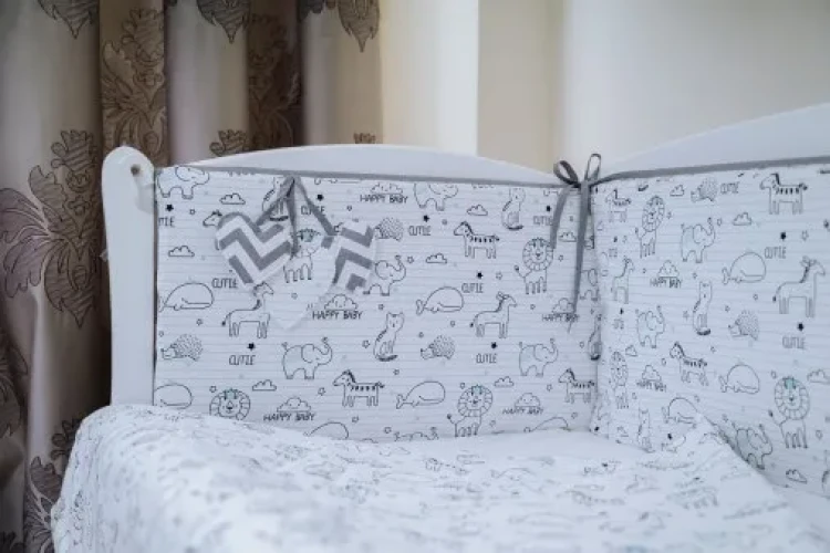 Lenjerie de patut 5 piese PernaMea Junior Albastru cumpăra în Chișinau