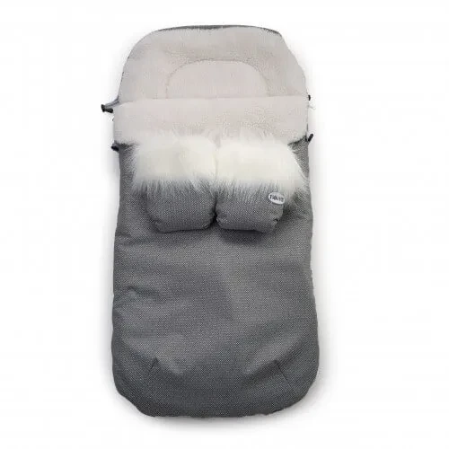 Husa de iarna pentru carucior Twins Silver Grey cu manusi 80x40 cm cumpăra în Chișinau