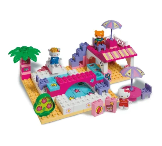 Set construcție Androni Giocattoli Hello Kitty Piscină, 89 elemente cumpăra în Chișinau