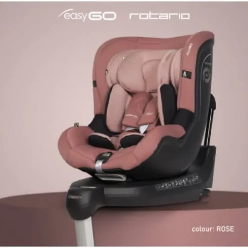 Aвтокресло 0-18кг с isofix Easy Go Rotario 2021 360* Rose купить в Кишиневе