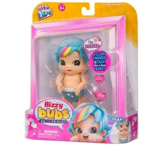 Интерактивная куколка Little Live Pets Bizzy Bubs "Харпер - хлопает в ладоши" купить в Кишиневе