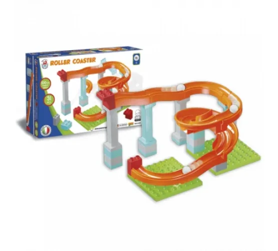 Set construcție Androni Giocattoli Roller Coaster, 31 elemente cumpăra în Chișinau