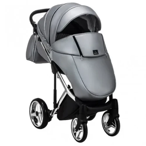 Коляска 2 в 1 Adamex Chantal Star Grey-White купить в Кишиневе
