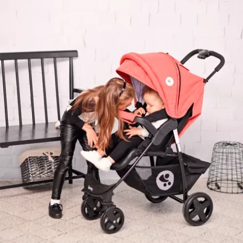 Cărucior de plimbare Lorelli Daisy Basic Black & Silver Blue + Foot cover cumpăra în Chișinau